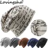 Beanie/Skull Caps Lovingsha Hoogwaardige merk Women Hat Unisex Warm Ladies Herfst Winter Hat Fashion Hip-Hop Beanie For Men Chapeu Feminino Cap D240429