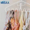 Hangers kledingrek plastic spaar ruimtegolven multi-poorten goede lading-dragende capaciteit opslag drogen hanger multifunctioneel duurzaam