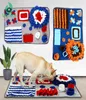 7450cm pour animaux de compagnie Puzzle Toys Alimentation lente Mat de nourriture Formation Formation de puissance de la recherche de folie de la recherche de sniffing.