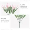 Decorative Flowers 6 Pcs Artificial Lavender DIY Fake Decor Plants Table Centerpieces Wedding Simulation Outdoors False Elegant