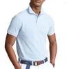 Męski Polos Cotton T-shirt Odzież Summer Mens Polo Shirt S-5xl Casual krótkie klapy dla mężczyzn Homme Fit Type TEE