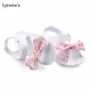 Sandales 1 paire de chaures pour enfants et filles Lytww Baby Toivas Bow Bak et Baby Sandalsl240429