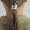 Saç klipsleri vintage ilham düşük tutucu benzersiz metal düğüm ipi kadınlar için