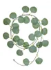 Fleurs décoratives 1pc Eucalyptus Vine 6.23ft Greenery Garland Couronne pour la table de mariage Table Chare-Chambre Decor Wall Room Decor