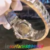 Baidas Designer Full Sky Star Square Diamond Watch Ring Sapphire Kristallglas Big Three Nadel Design Frauen Luxusgröße 35 mm