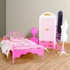 5 peças 1 6 Acessórios para móveis de boneca Mini Modelo Modelo Miniature Paisagem Doll House Toy Modelo Humano Modelo Decoração da sala de estar 240424