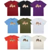 Mens Palm Ange Designer Palm Broken Bear Bear Classic футболка для женских футболок роскошные футболки T Рубашки с коротким рукавом повседневные летние пляжные топы одежда 566