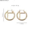 Großer Luxusschuh Gold Silber Hoop Ohrring für Frauen Frauen Orrous Girls Inlay Crystal Ohrohrschweiß Set Designer Schmuck Ohrring Valentinstag Geschenkverlobung