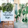 Fiori decorativi foglie di palma tropicali piante artificiali per matrimoni estate decorazioni per feste a tema hawaiano decorazione pianta fatta safari giungla giardino