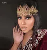 アラビア語のブライダルヘアジュエリージュエリーメタルタッセル女性のためのヘアチェーン