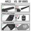 24pcs Baofeng AR-12 Walkie Talkies UHF التردد اللاسلكي طويل المدى 400-470MHz Type-C Portable Radio 240430