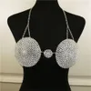 Kostuumaccessoires overdreven sexy strass bikini dames fashion ball party crystal body bra ketting slijtage sieraden accessoires