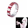 Bands anneaux cos tokyo ghoul juzo suya rei garçons anneau doigt ajusté féminin masculin jeu accessoires de bijoux accessoires Q240429