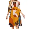 Повседневные платья для персонажа платья матери и дочери ретро летние сексуальные квадратные воротник эстетический обычай большой размер