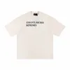 2024 Enfants Riches Damies Designer Men T-shirt Print Mens Tee et Short Womens Loose Silk Shirt Tees Men Tshirt Gray