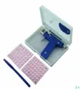 Pro Steel Ear Nose Navel Body Piercing Gun Tool Kit 98pcs Instrument Studs Set Blue Drop SSS337h7372869