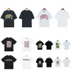 Camisetas masculinas camisetas camisetas púrpura de moda de moda de moda cor de cor de cor de cor de algodão casual casual hip hop luxuros de luxo com mangas curtas