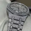 Nieuw product topkwaliteit op fabrieksprijs def moissaniet diamant ijskoud horloge