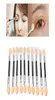 Hela engångsutformning av ögonskugga Applicator Brush Doubleheaded Sponge Eye Shadow Brush 1000 PCS Lot 7941865