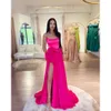 A Rosy Dresses Prom Elegante linea Elegante Pink senza spalline Flora Abito da sera Abito Flima Flima Speciale OCN Abito da festa speciale