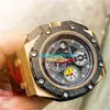 Luxury Watches APS factory Audemar Pigue Grand Prix Royal Oak Offshore Rose Gold 26290ro.oo.a001ve.01 st2T