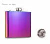 6 oz Colore arcobaleno in acciaio inossidabile in acciaio in acciaio con imbuto016462205