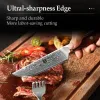 Наушники xinzuo 5 '' дюймовый стейк -нож Damascus vg10 стальные кухонные ножи высококачественные резак
