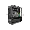 Tischtuch in Stock Mini A24-V5 2.0 Dual Slot Single Display 1U Netzteil ITX-Chassis doppelseitiges Schleifen