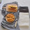 Tableau Disccloth décoration serviettes de thé réutilisables Simple Solid Cuisine Coton Linon japonais Spille de style écos