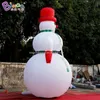 New arrival 8mH (26ft) With blower inflatable snowman inflation standing cartoon snow ball character for Christmas party event decoration toys sport