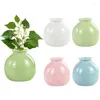 Vasi 1pc Mini vaso di fiori in ceramica Vaso per la casa Disposizione del soggio