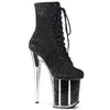 Scarpe in passerella da 20 cm, scarpe da modello femminile, stivaletti di tacchi alti, nightclub Stiletto Pole Dancing