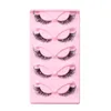 Falsche Wimpern Wimpern Flauschige Volumen Perlen Dramatic Cosplay Anime Wimpern für Weihnachten Halloween Party