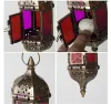 Ljus 1pc marockansk ljusstakhållare vägg hängande ljushållare klassisk metallljus lykta för bröllopsfest hemdekoration