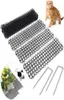 10pcs 13cmx49cm Garden Frethe Strip Stop Stop Repelente de gato Mat Spike portátil Anticat Dog Outdoor Garden Supplies4409572