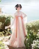 Ethnische Kleidung Hanfu Frauen Chinesisches traditionelles Cosplay -Fairy Kostüm Alte Tang Dynastie Hanfu Kleid rosa Sommertanzkleid Plus Größe