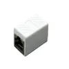 NEW RJ45 شبكة محول أنثى أنثى أسود إلى موصل موصل موسع RJ 45 Ethernet Cable Extension Adaptersfor