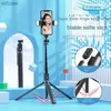 Selfie monopodes à la mode selfie pole longueur Téléphie mobile Tripod Portable pôle télescopique 360 ​​ROTATION BLUETOOTH TROPID Remote Contrôle WX