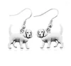 Chandelier en peluche vintage 3d beagle oreille coonhound chien charmes de grandes boucles d'oreilles pour les femmes cadeaux brincos boho oreilles fashion bijour7918450