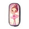 Sacs de cosmétiques Ballet Joulet Dancing Girls Dance Dancer Print Crayon Sac Enfants Boîte de papeterie Boîte à école