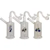 Glass Oil Burner Bubbler Pipe 14mm Male Mini Bongs Percolator Water Pipes Hookah Bubblers Recycle Portable Hand Smoking Dab Rigs Multiple Styles