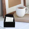 Butelki do przechowywania torby herbaty organizator akrylowy cukier pulpit kawy biurko bar