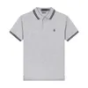 Sommermarke Fashion Classic Designer Poloshirts Herren Polo Modemarke Pony gestickt atmungsaktiv T-Shirt T Männergeschäft Solid Color Komfortable T-Shirt