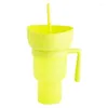 Tasses 1pc stadium tulert pop-corn grand tasse collation multifonctionnelle tasses 1000 ml