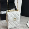 Tasarımcı Çanta Moda Crossbody Çantalar Platin Drawstring Altın Top Telefon Çanta Cowhide Bayan Omuz Çantaları Banliyö Paket