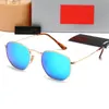 Lunettes de soleil masculines Cadre métallique de marque Polariser les lunettes de soleil designer pour femme classique Sonnenbrille anti-rayonnement Vintage de soleil vintage de lunettes de luxe