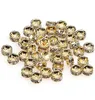 500pcslot metal liga 18K Color de prata dourado Crystal Rhinestone Rondelle Spacer Loose Spacer Para jóias DIY Fazendo 2553851