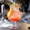 Coquetel de coquetel criativo de bebida simples vidro de vidro transparente smoothie glass mini xícara de refrigerante de refrigerante 240428