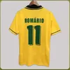 1998 Brazl Retro Shirt Ronaldo Soccer Jersey Retro Man Kids Kit 1994 2002 Romario Kaka Ronaldinho Rivaldo Maillot de Futol R.Carlos Brazii Shirts de football brésilien