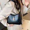 Evening Bags Saddle Shoulder Side 2024 Winter Designer Trend Crossbody Bag Small Leather Fashion Handbags And Purses